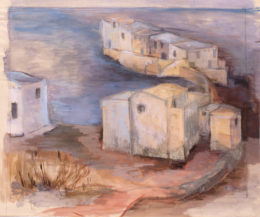 Häuser am Wasser (Tunesien?)