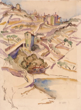 Landschaft bei Collioure