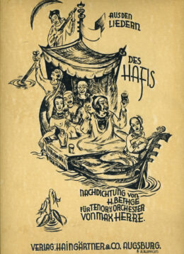 Titelblatt für eine Partitur von Max Herre