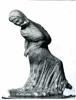Tänzerin, 3. Jahrh. v. Chr., Ton
