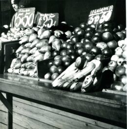 Obststand auf dem Markt