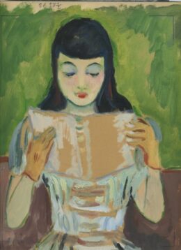 Girl reading